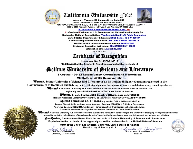 California accreditation university